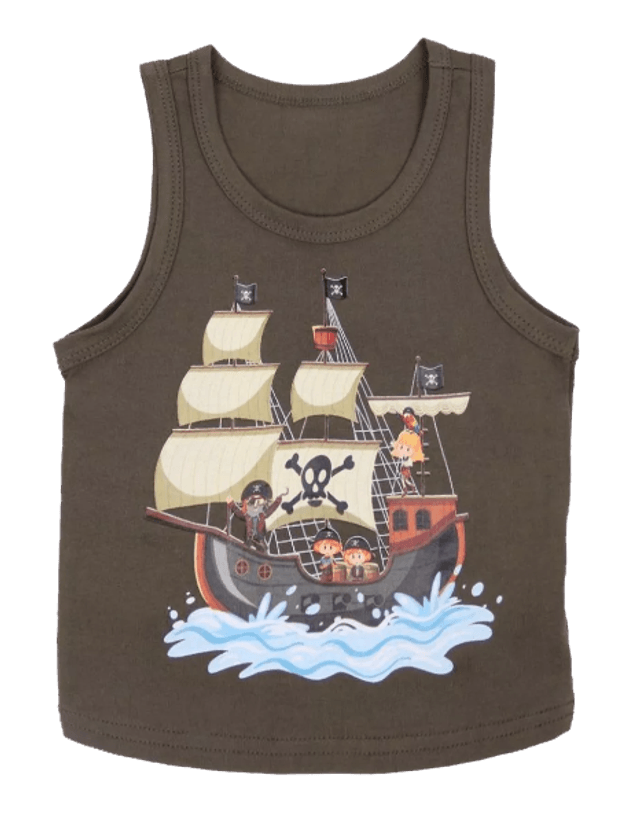 Débardeur Enfant Bateau Pirate