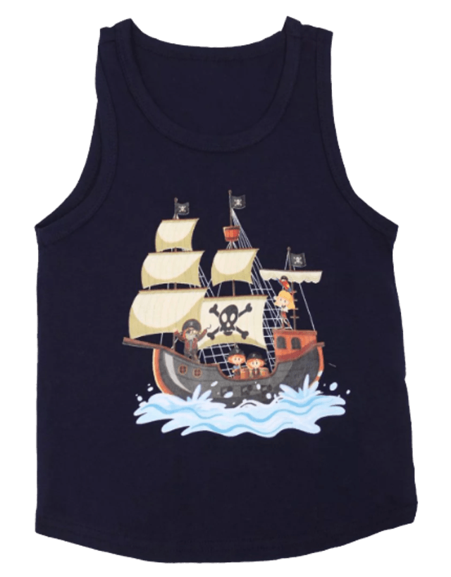 Débardeur Enfant Bateau Pirate