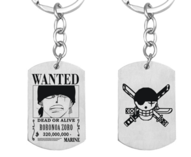 Porte-clés One Piece - Wanted