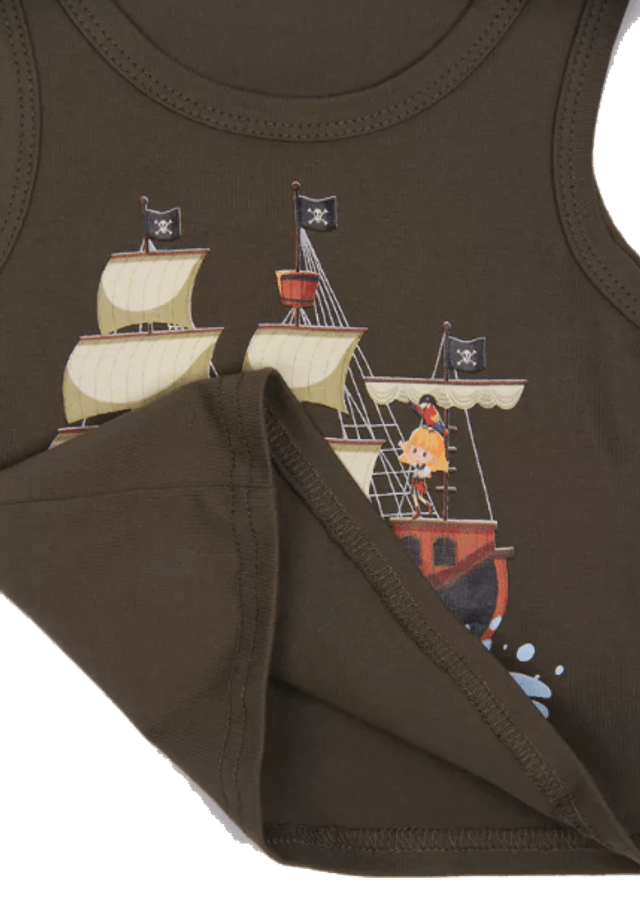 Débardeur Enfant Bateau Pirate