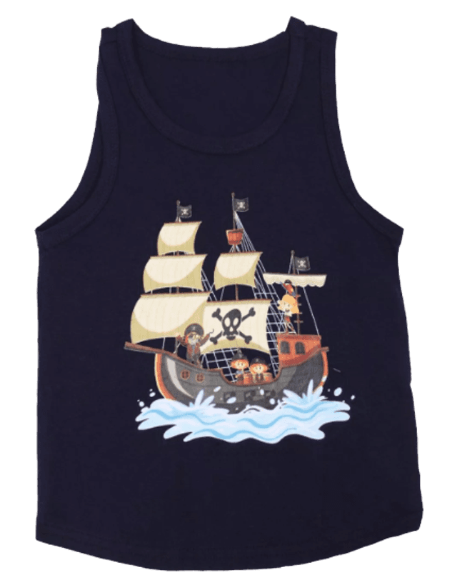 Débardeur Enfant Bateau Pirate